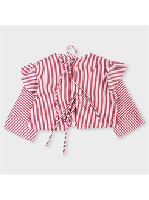 SHIRT VICOLO | 3145C0540/RED - WHITE